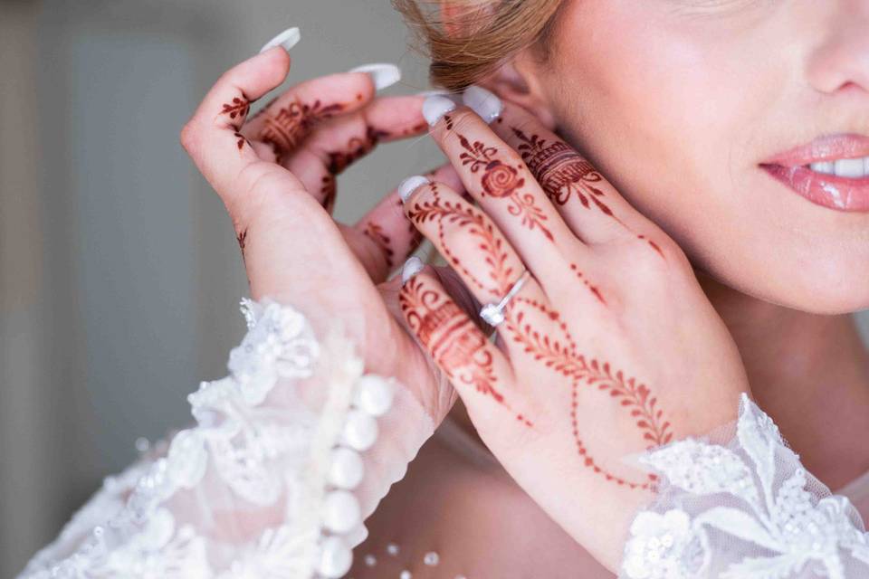 Preparatif de la mariée
