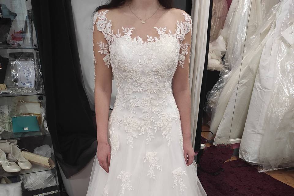 Robe de mariée bohème chic