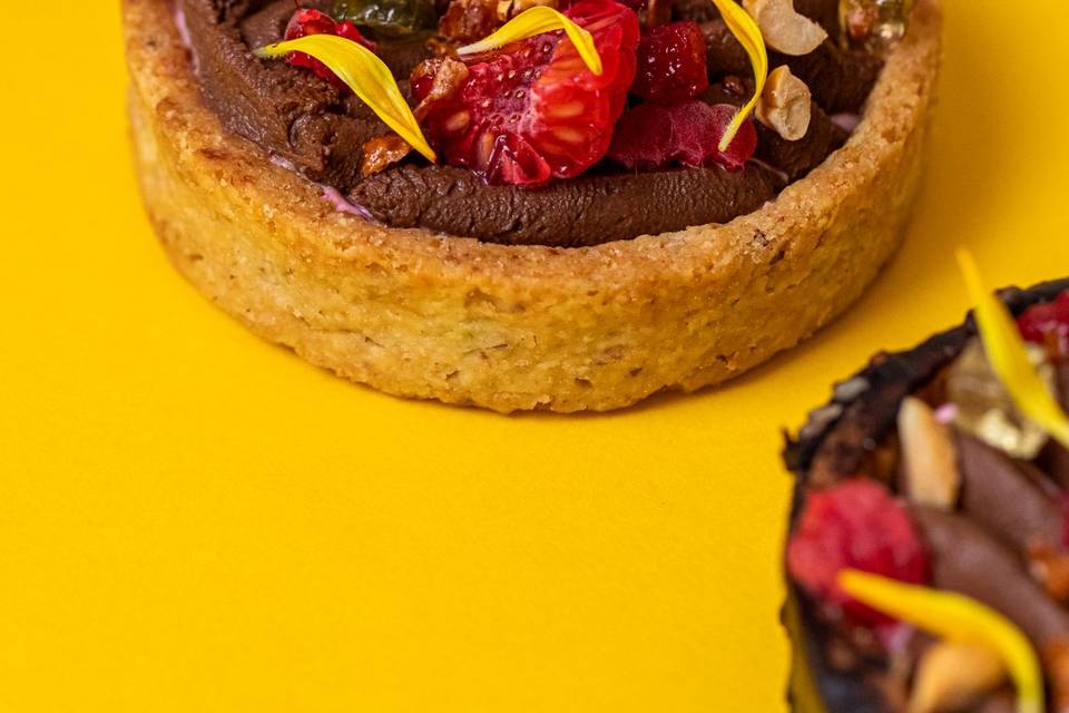 Tartelettes chocolat framboise