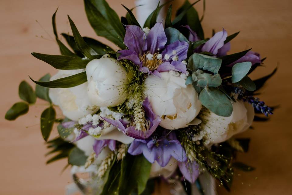 Bouquet & chaussures