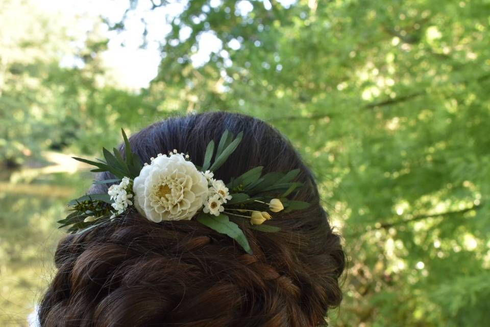 Peigne fleurs stabilisées