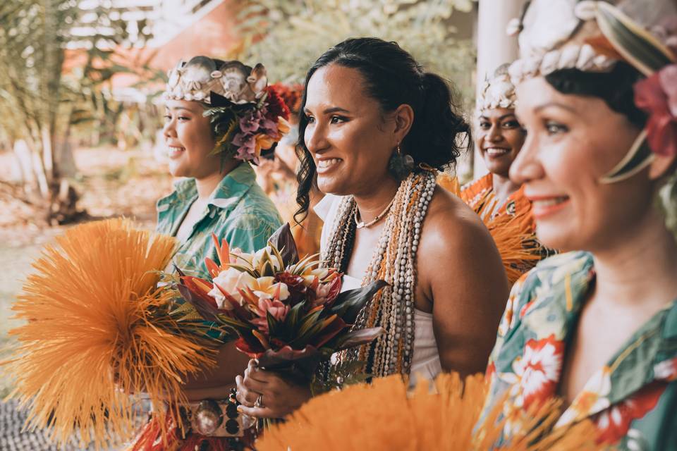 L'arrivée de la mariée