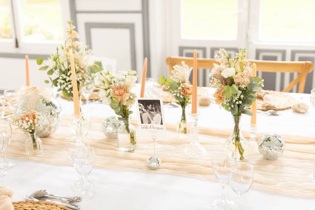 Décor de table - soliflores