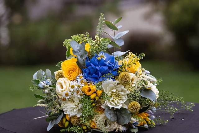 Bouquet de mariée limoncello