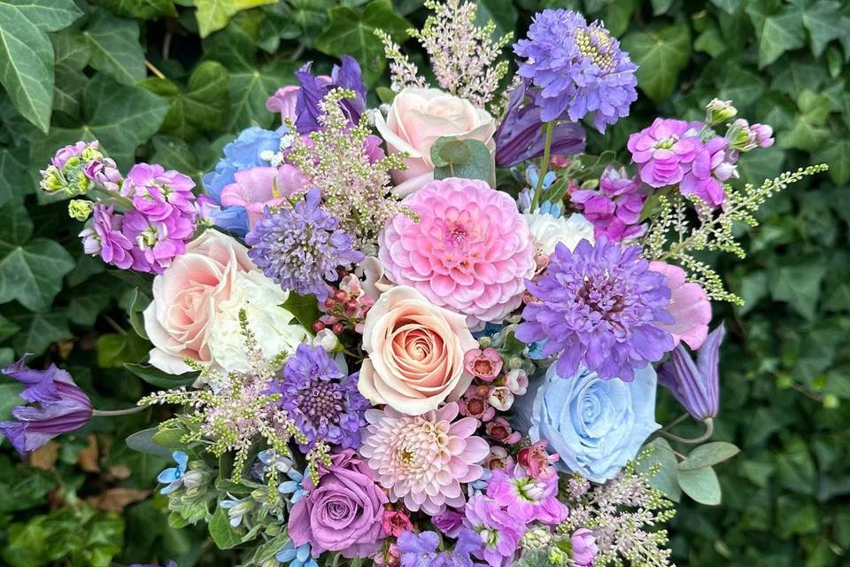Bouquet de mariée Bridgerton
