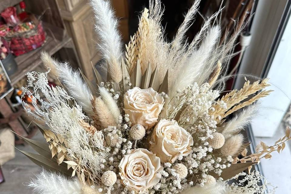 Bouquet de mariée (séché)