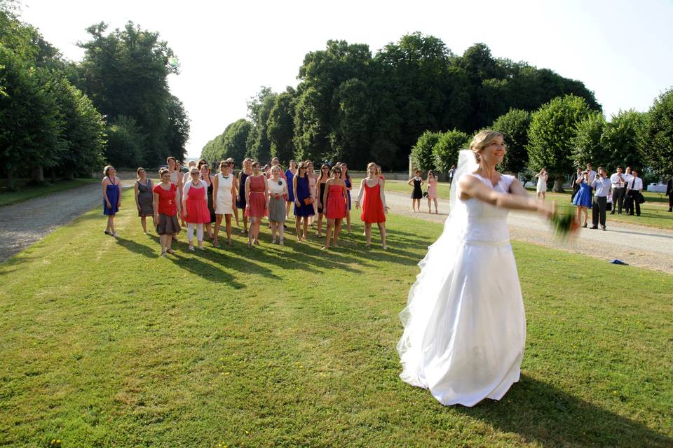 Lancer de bouquet