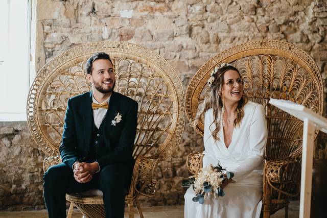 Robe de mariée d'hiver