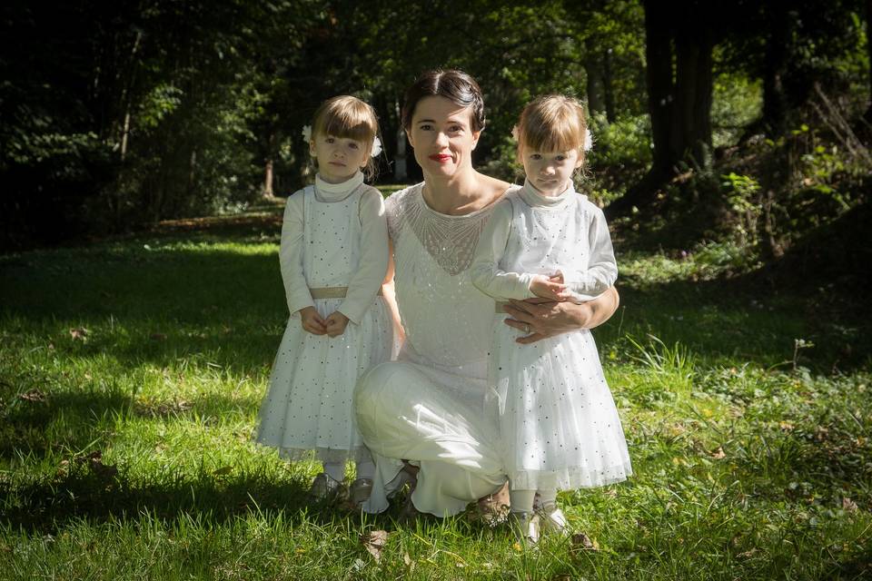 La marié maman heureuse