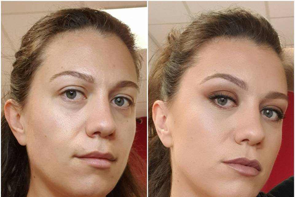 Maquillage brun/cuivré