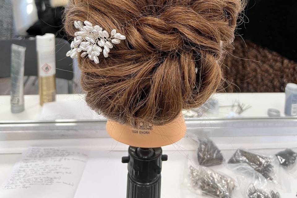 Chignon bohème