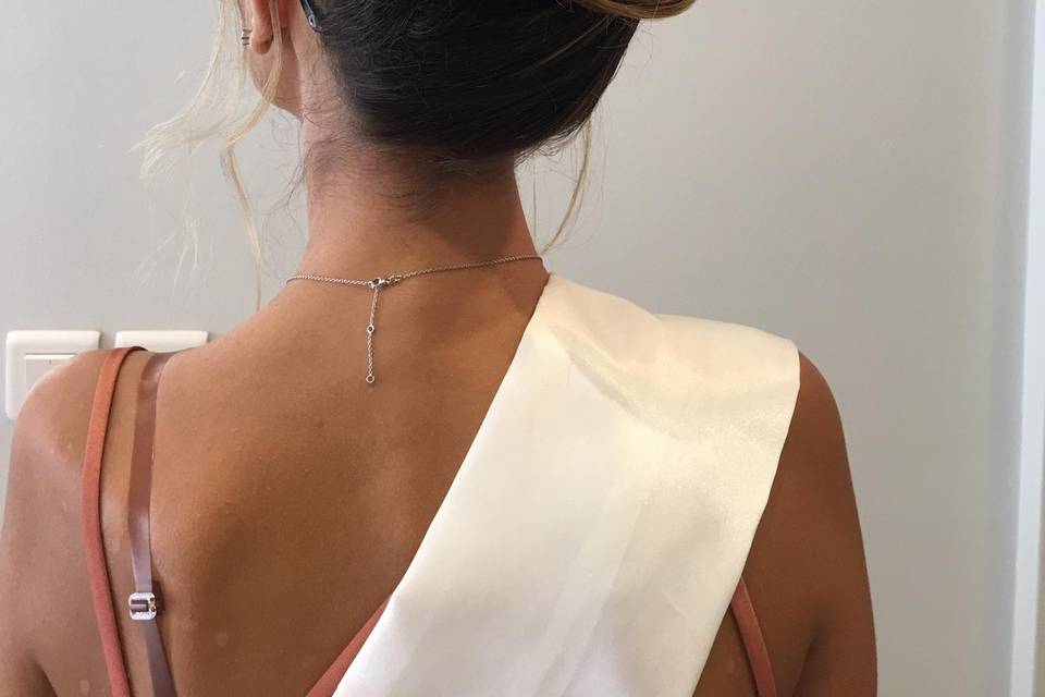 Chignon travaillé