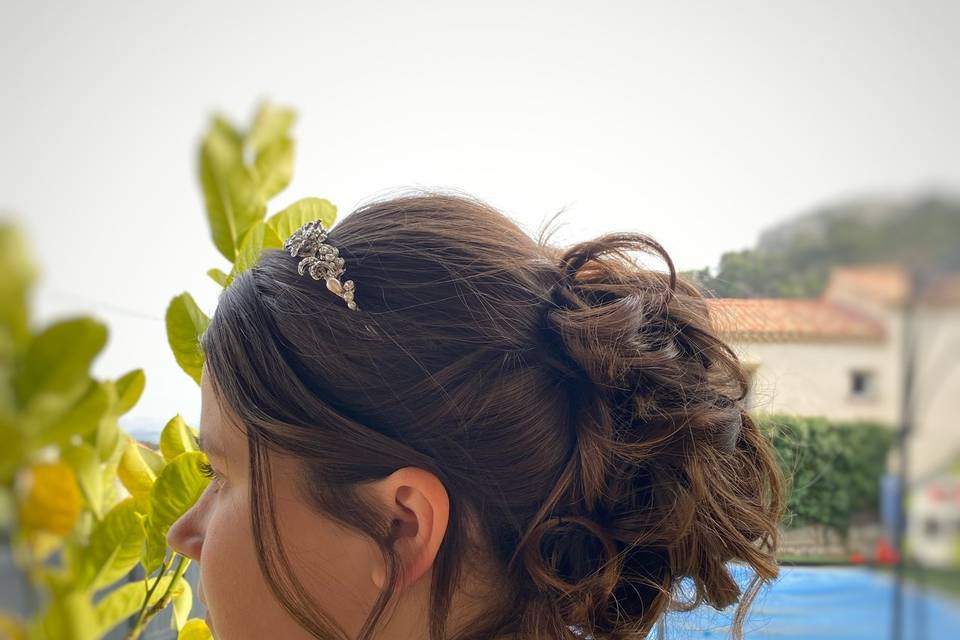 Chignon bohème