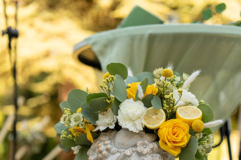 Vase en fleurs