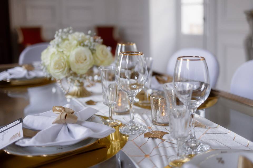 Repas salon du Chateau