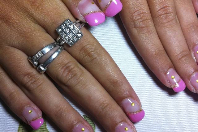 French rose en biais
