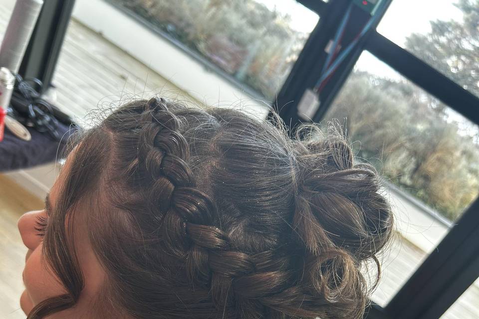 Chignon de soirée