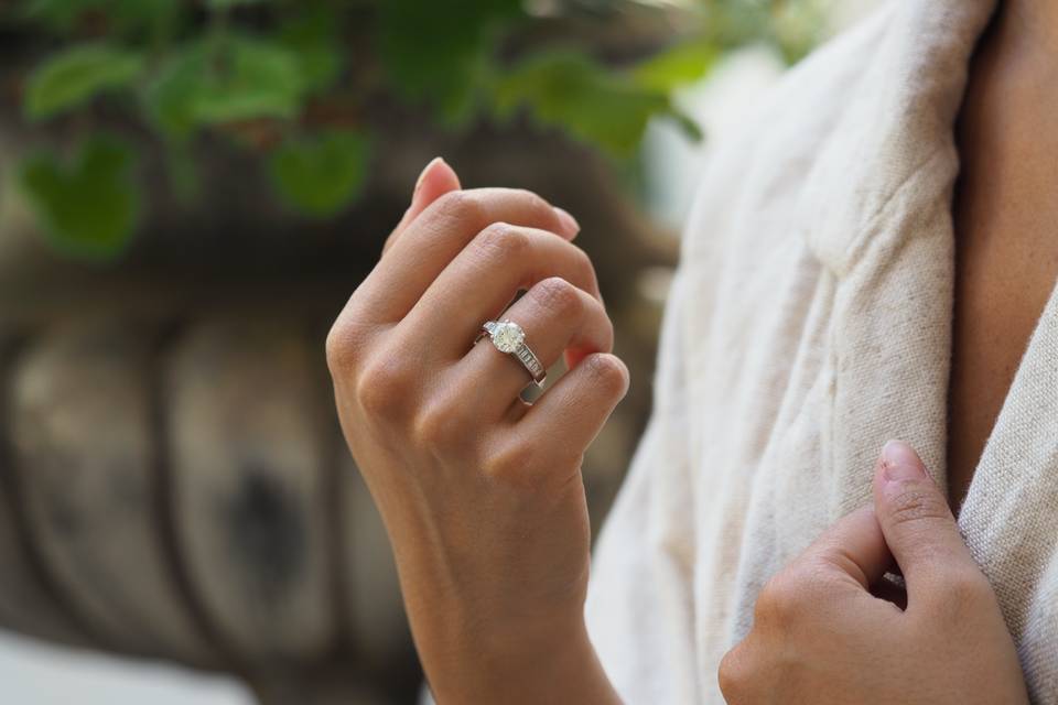 Bague de fiançailles princesse