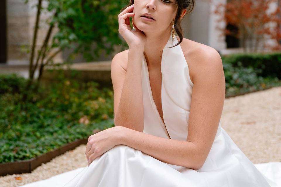 Look bridal minimaliste, chic