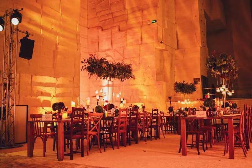 Mariage carrières de lumière