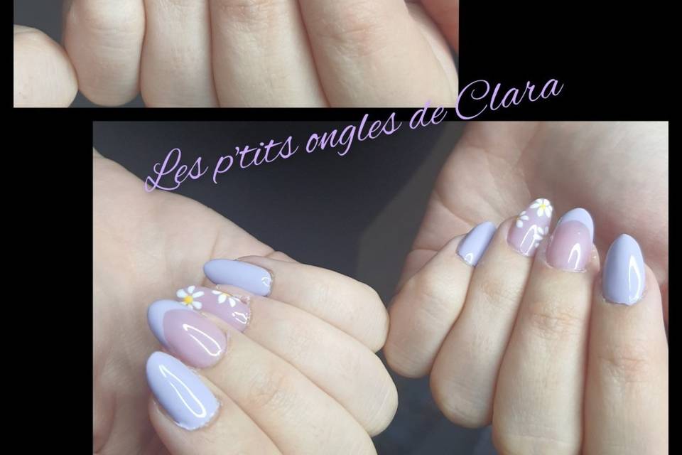 Pose d'ongles en résine