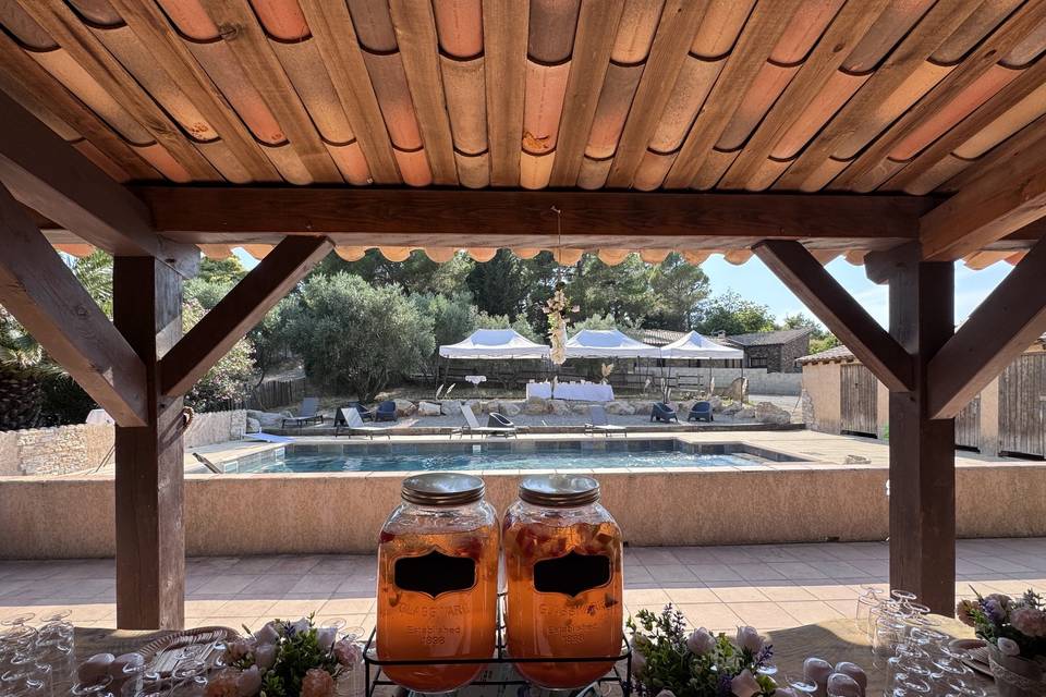 Cocktail espace piscine