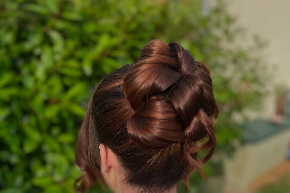 Chignon haut