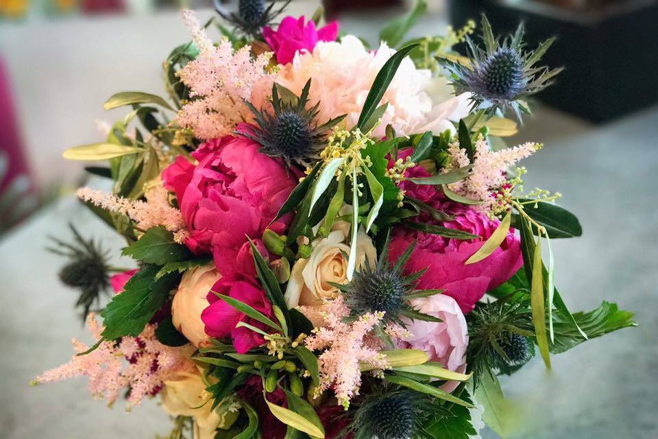 Bouquet de mariée champêtre