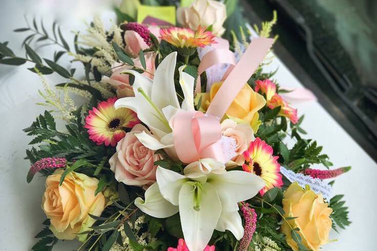 Bouquet de mariée champêtre