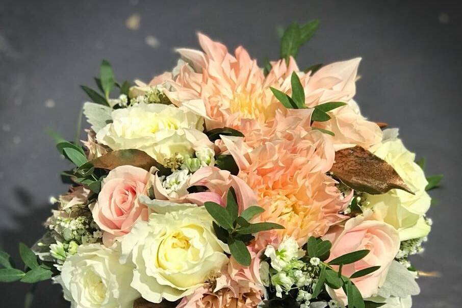 Bouquet de mariée champêtre