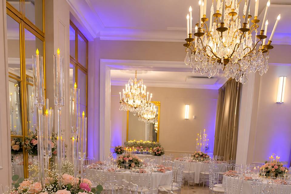 Décoration salle de réception