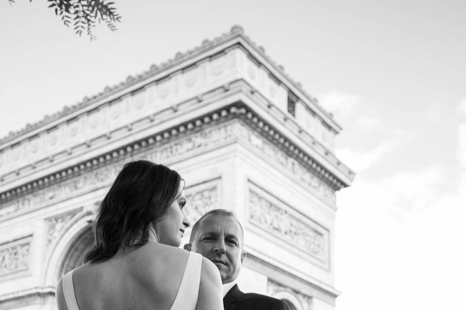 Le triomphe des mariés
