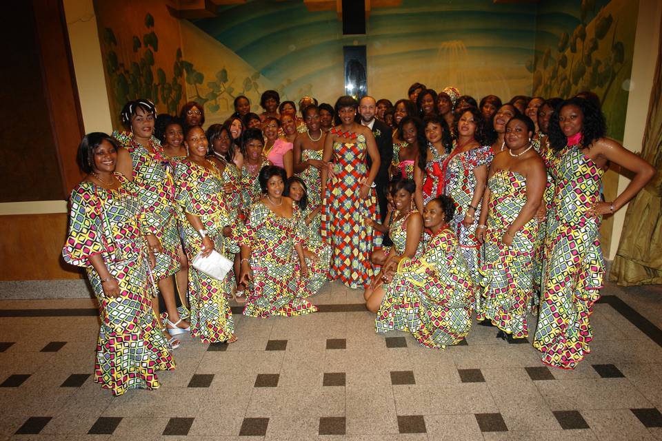 Mariage fr-africain : uniforme