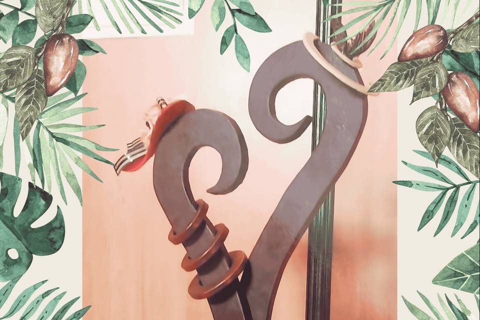 Sculpture mariage enchanté