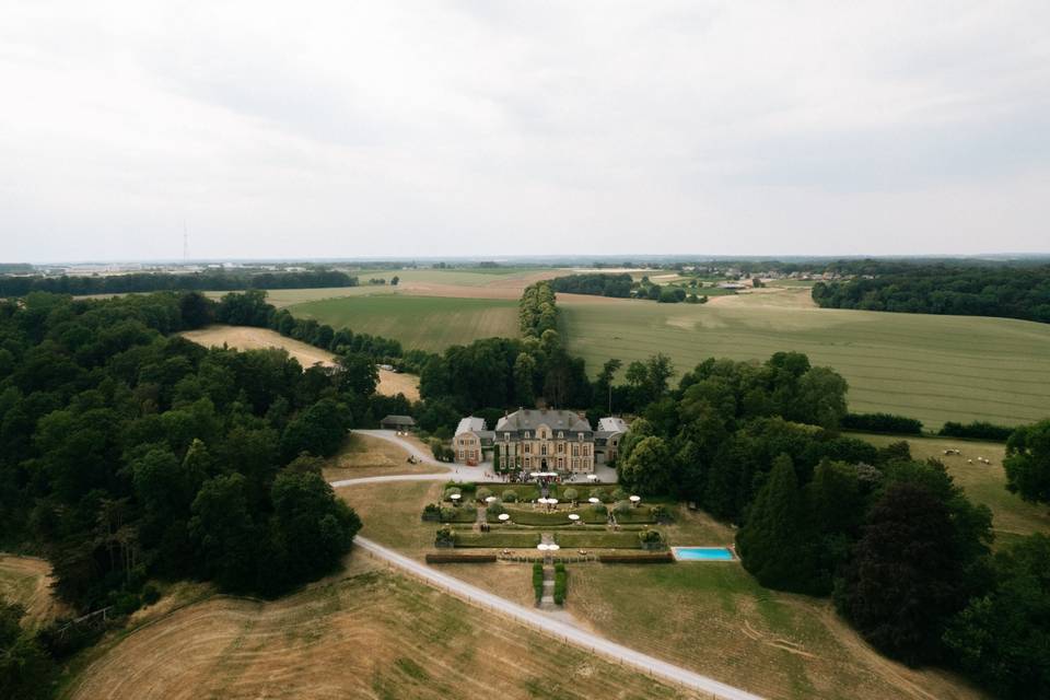 Le domaine et ses espaces vert