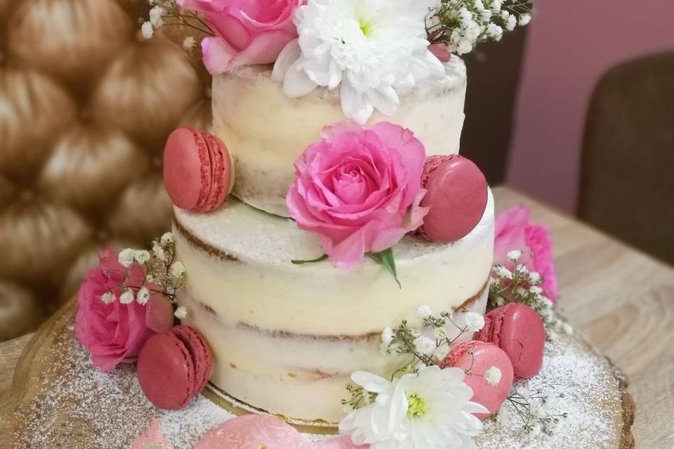 Naked tower Cake