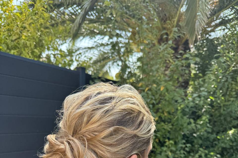 Chignon bohème