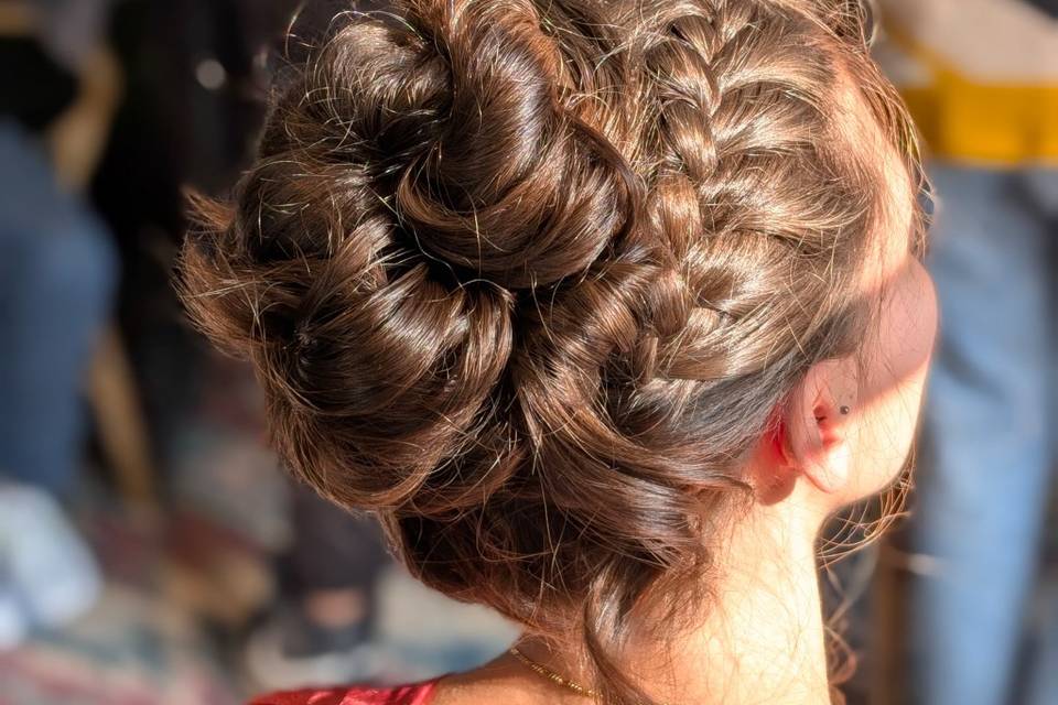 Chignon tressé
