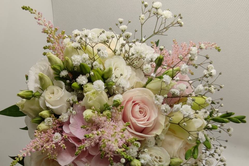 Bouquet de mariée romantique