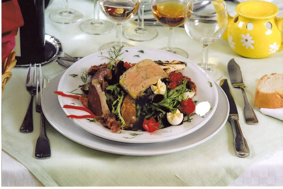 Salade Foie Gras Mariage