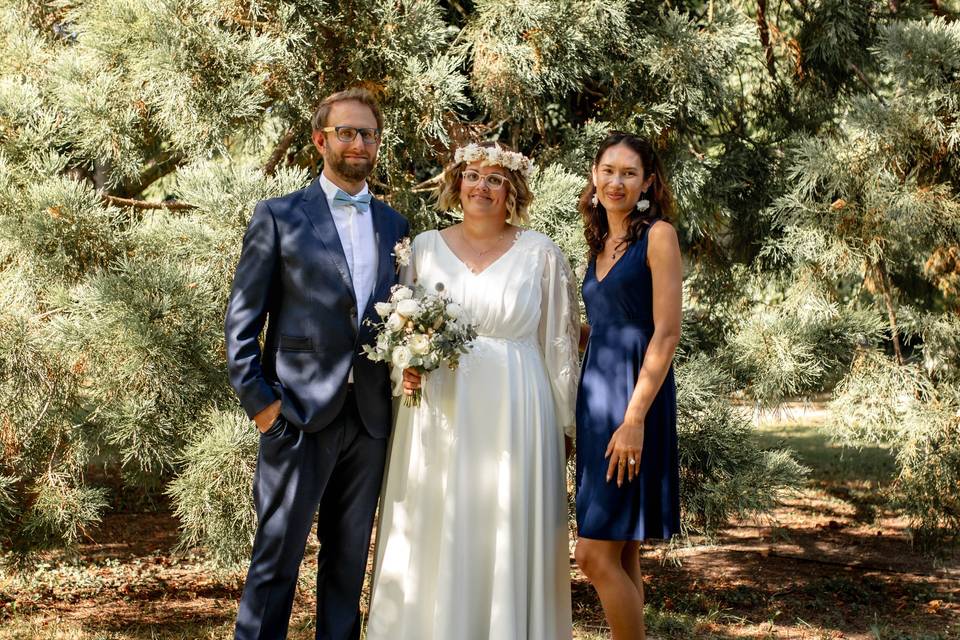 Avec mes mariés B&E