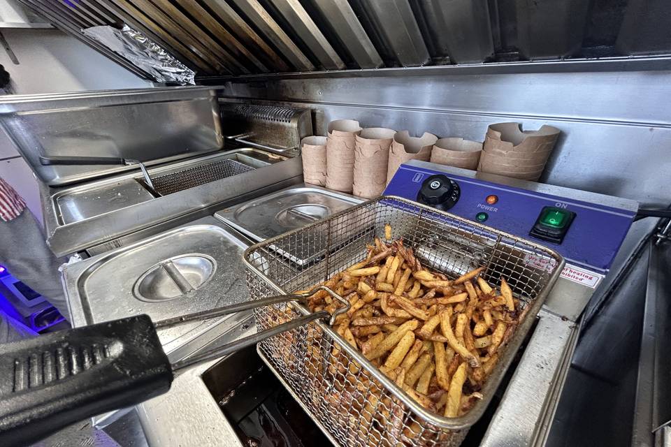 Frites maison double cuisson