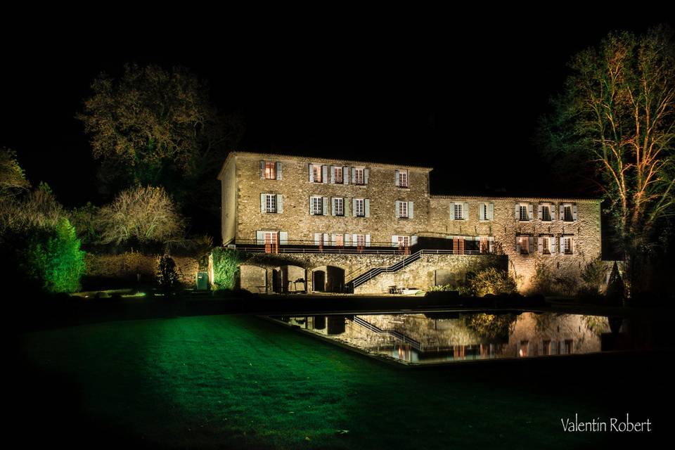 La Château du Griffon en nocturne