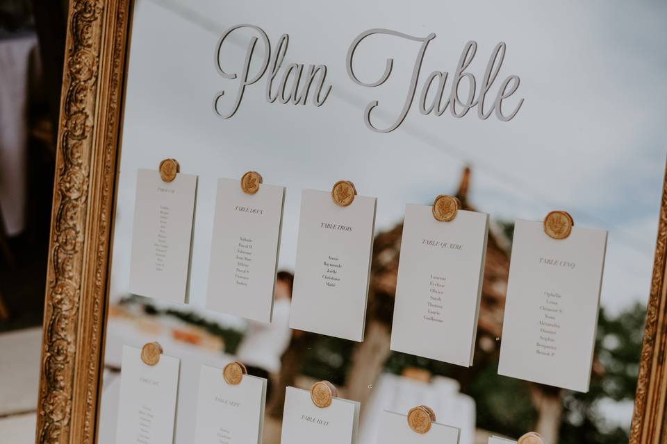 Plan Table Miroir
