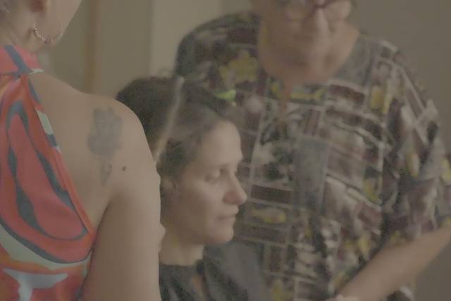 Moment de complicité famille