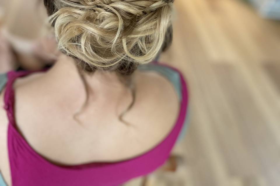 Chignon bas tresse