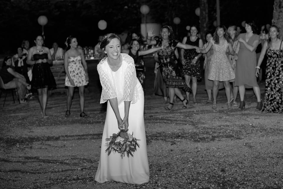 Lancer de bouquet