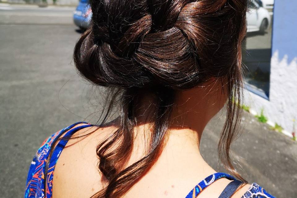 Chignon bohème