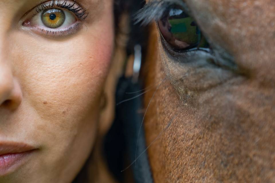 Shooting photo cavalière