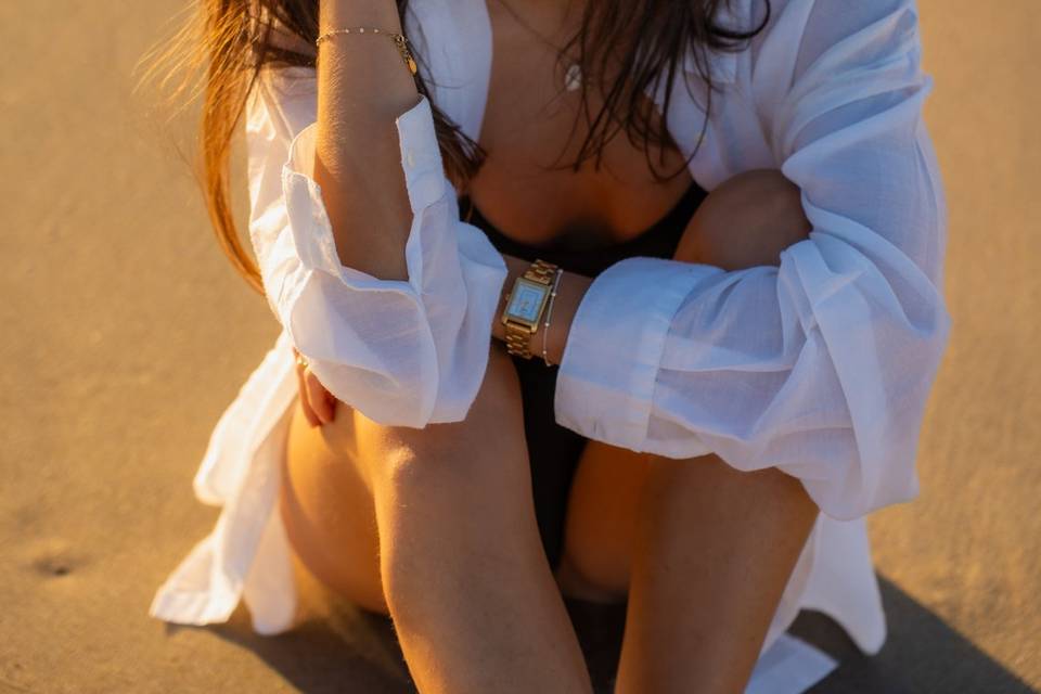 Shooting photo à la plage